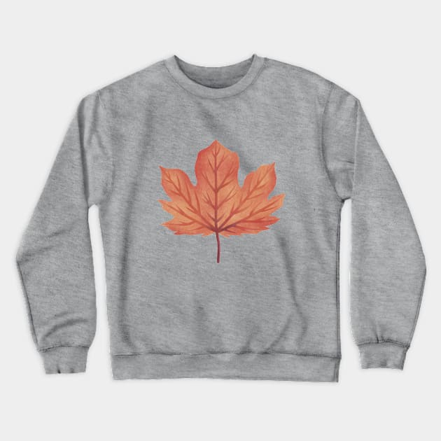 Maple leaf Crewneck Sweatshirt by CleanRain3675